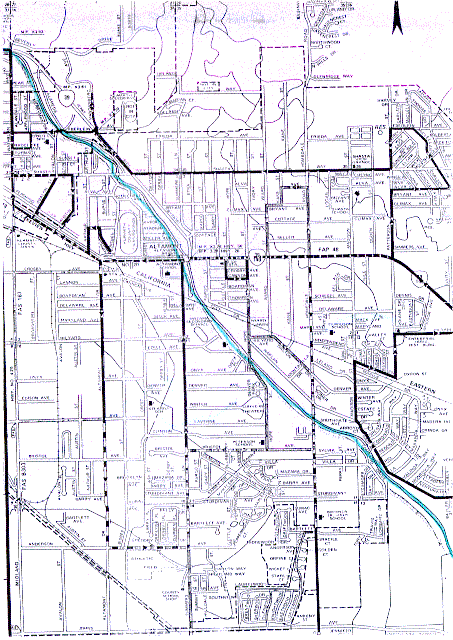 Klamath Falls Map of 'A' Canal page 2
